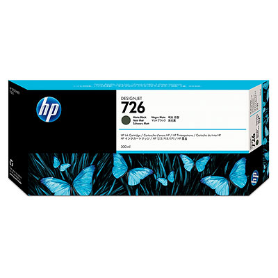 CH575A HP 726 Ink Cartridge Matte Black - 300ml