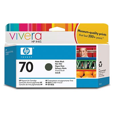 C9448A HP No. 70 Ink Cartridge Matte Black - 130ml
