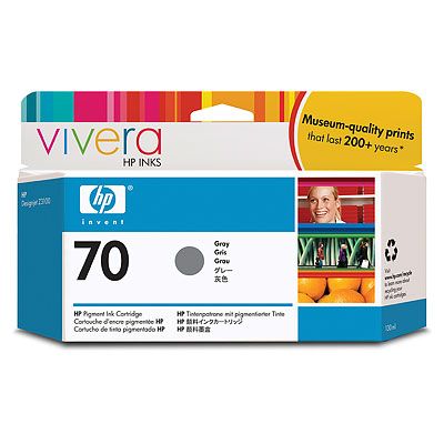 C9450A HP No. 70 Ink Cartridge Grey - 130ml