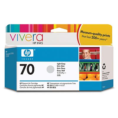 C9451A HP No. 70 Ink Cartridge Light Grey - 130ml