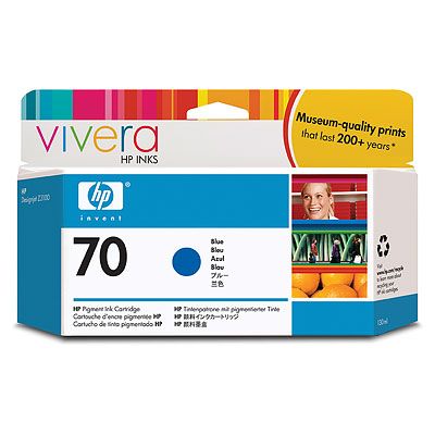 C9458A HP No. 70 Ink Cartridge Blue - 130ml
