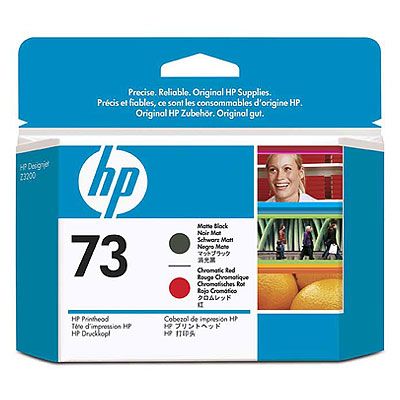 CD949A HP No. 73 Ink Printhead - Matte Black and Chromatic Red