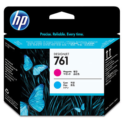 CH646A HP 761 Ink Printhead Magenta & Cyan