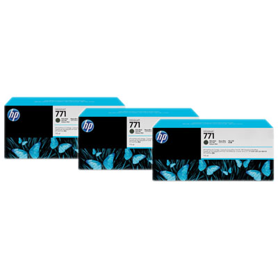 B6Y31A HP No. 771c Matte Black 3 Ink Multipack 775ml x 3 for HP Z6200