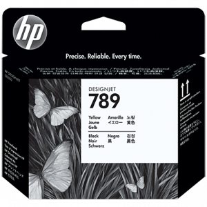 CH612A Hewlett Packard No. 789 Latex Yellow & Black Printhead