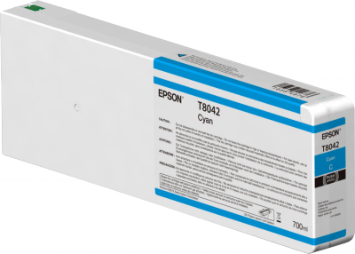 Epson Surecolor T8042 Cyan HDX/HD Ink 700ml (SC-P6000/7000/8000/9000)