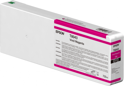Epson Surecolor T8043 Vivid Magenta HDX/HD Ink 700ml (SC-P6000/7000/8000/9000)