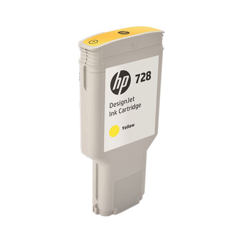 F9K15A HP 728 Ink Cartridge Yellow 300ml