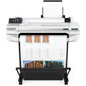 HP DesignJet T530 24" inch A1 Plotter 4 Colour CAD & General Purpose Technical Printer - 5ZY60A