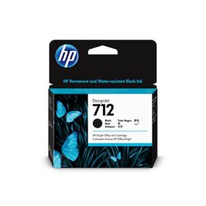 3ED71A HP 712 Ink Cartridge Black - 80ml