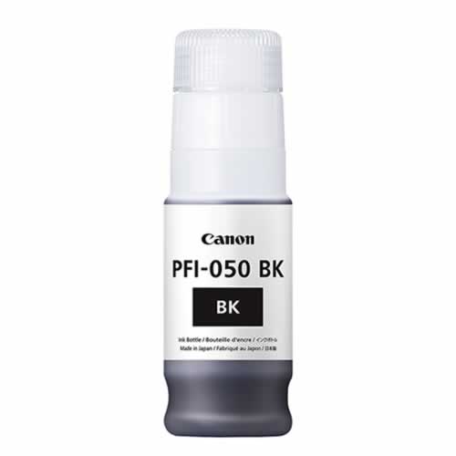 Canon PFI-050BK Black Ink 70ml Recyclable Bottle for Canon TC-20 Printers - 5698C001AA