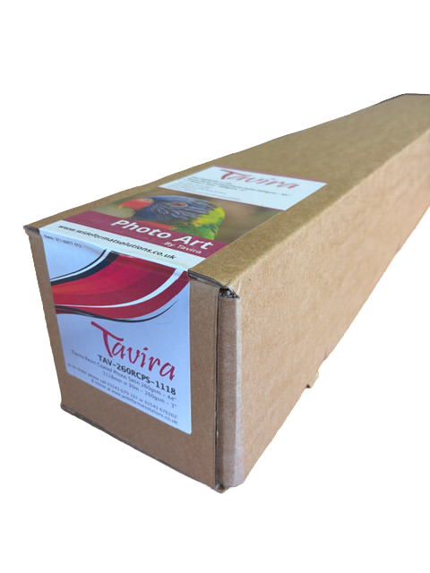 TAVIRA RESIN COATED PHOTO SATIN PAPER - 260GSM - 1118MM X 30M - BOX