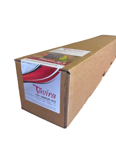 TAVIRA RESIN COATED PHOTO SATIN PAPER - 260GSM - 914MM X 30M - BOX