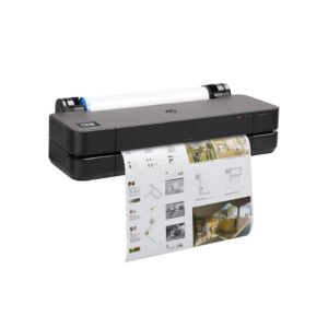 HP DesignJet T230 printing images and graphics directed to the right